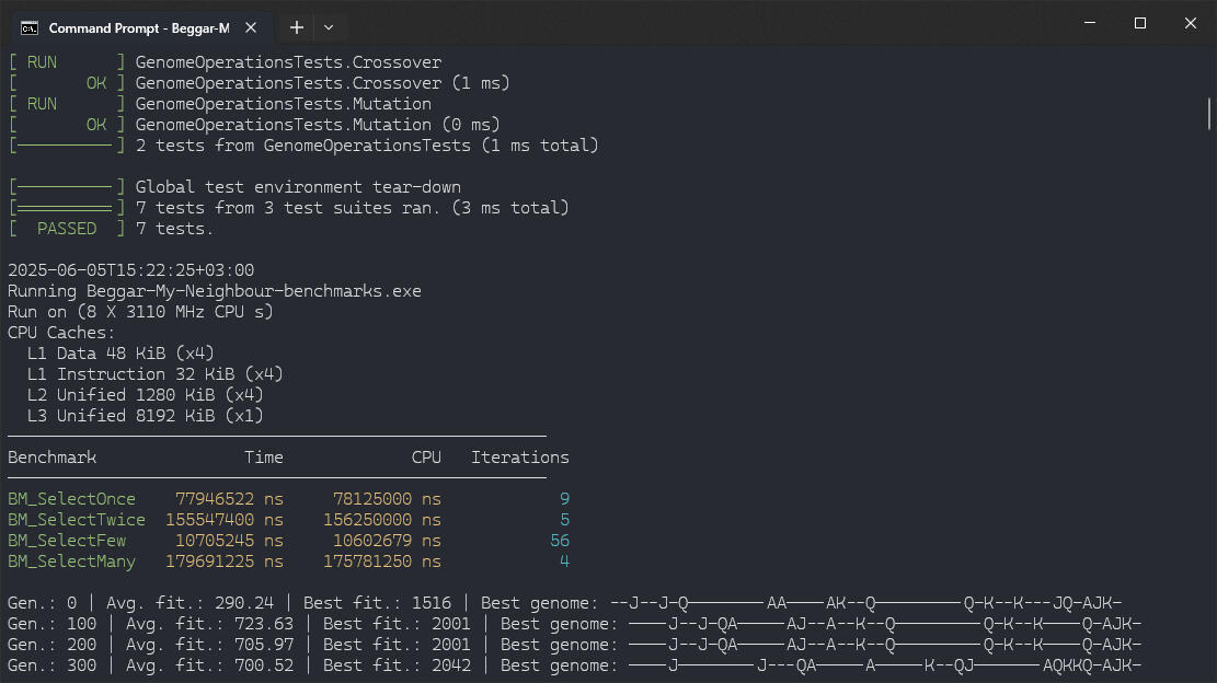 Card Game Simulation